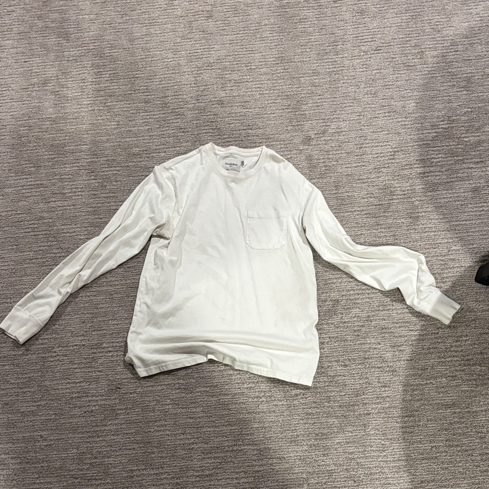 Classic White Long Sleeve Tee